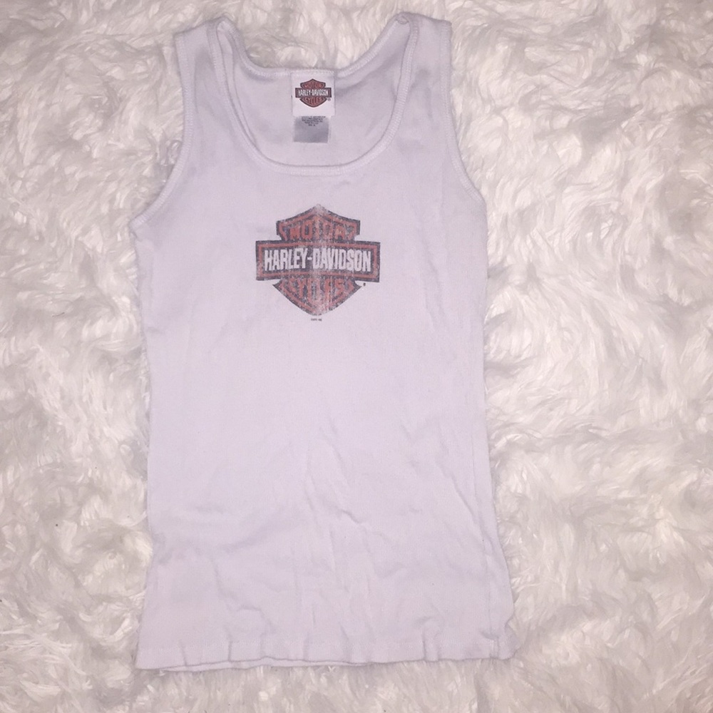 Harley-Davidson Bar & Shield Ribbed Tank Top